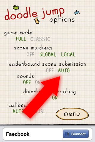 Easy cheat for doodle jump online mode 